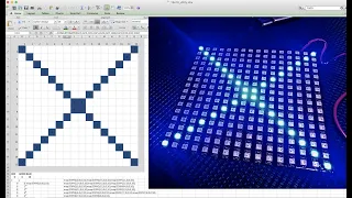 How to use Excel to Animate LEDs!  Arduino + WS2812 LEDs