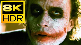 8K HDR ● Joker Entry Scene (Dark Knight) ● 5.1 Audio / Bank Heist (Joker) | The Dark Knight [IMAX]