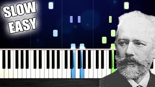 Tchaikovsky - Dance of the Sugar Plum Fairy - SLOW EASY Piano Tutorial by PlutaX