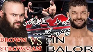 Braun Strowman vs Finn Balor Full Match. RAW May 28, 2018 HD