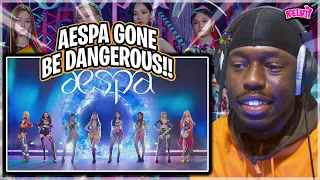 aespa 에스파 'Black Mamba' The Debut Stage | REACTION