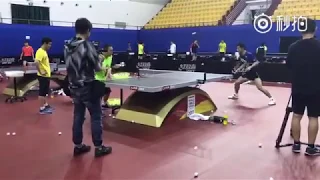 20170511 Liu Guoliang Zhang Jike multiball training