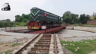 Automatic Train Engine Turn Table||Fastest Trains ||Pakistan Railways