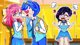 El matón se enamora de la pobre Anna - Historia de amor | Gacha Life | Rainbow Z en Español