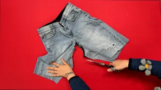 Let’s make luxury items with smaller jeans 2 | Open your eyes wide and take a look. It's amazing.