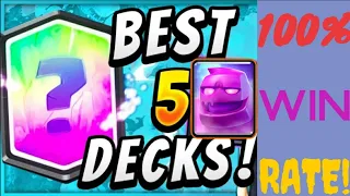THESE ARE THE TOP 5 Decks in CLASH ROYALE! Ranking Best Decks (September 2021)!