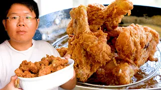 How Chinese Chef Cooks Garlic Fried Chicken Drumsticks