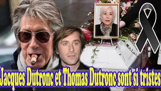 Jacques Dutronc et son fils ont pleuré amèrement face à la triste nouvelle de Françoise Hardy.