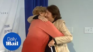 EMOTIONAL reunion between Holocaust survivor and friend - Daily Mail