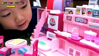khám phá ngôi nhà búp bê đồ chơi mini | công chúa búp bê mini