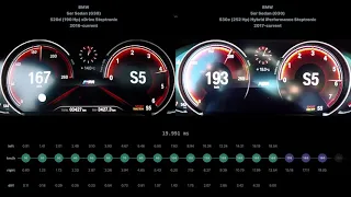 [0-200] BMW 5er Sedan 520d 2016-current vs BMW 5er Sedan 530e 2017-current