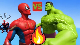Siêu nhân người nhện | spider-man vs shark spider-man roblox rescue 5 superhero big hulk vs superman