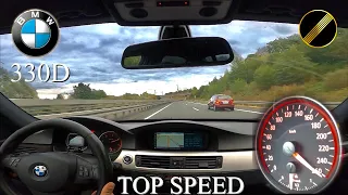 Bmw e90 330D Pov Onboard Top Speed Drive on German Autobahn