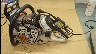 MIND BLOWING!! Stihl 500i  statistics from professional use.  Hard working chainsaw!