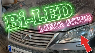 😉Кино про "грязного" Лёху и Bi-LED линзы на Lexus ES350 '11 рестайл