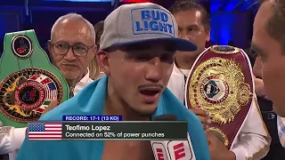 teofimo Lopez le dedica  triunfo a Honduras 🏆🇭🇳👀