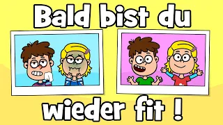 ♪ ♪ Kinderlied Gute Besserung - Bald bist du wieder fit - Gesund werden - Hurra Kinderlieder