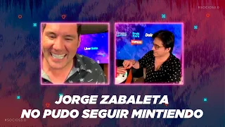 Jorge Zabaleta no pudo seguir mintiendo