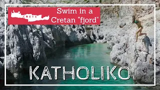 Hike and swim close to Chania - Crete | Katholiko Gorge, Gouverneto, Avlaki Agiou