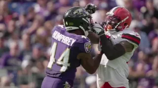 Odell Beckham jr. and Marlon Humphrey fight