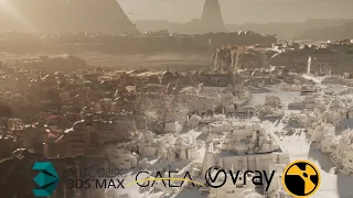 Dune city [3DSMax, V-Ray]