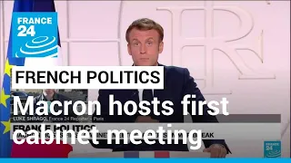 French politics: Macron hosts first cabinet meeting after summer break • FRANCE 24 English