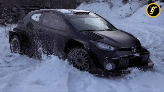 Test Rallye MonteCarlo 2024 | SÉBASTIEN OGIER Toyota Yaris GR Rally1