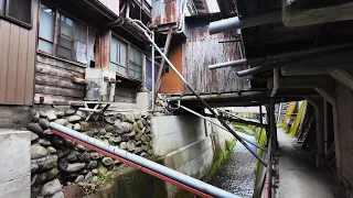 【4K Japan Walking】- Explore the dungeon-like village of Gifu（Kinkotsu Alleyways）