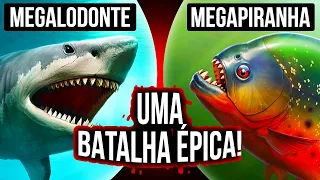 E Se o Megalodonte e a Megapiranha Se Encontrassem Cara a Cara?