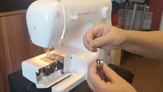 Ober, Unter  Nähmaschine Singer Serenade einfädel Заправка швейной машины threading a sewing machine