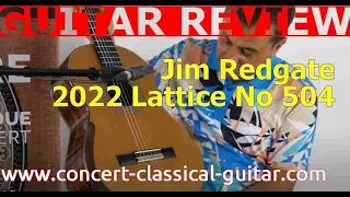 Review Jim Redgate 2022  No 504  www.concert-classical-guitar.com