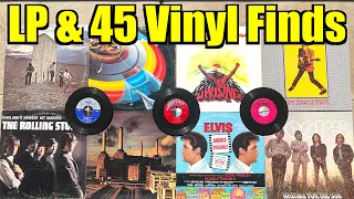 Classic Rock, Reggae, Rockabilly & Blues Estate Sale LP & 45 Vinyl Finds