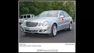 Mercedes Benz E 350 4MATIC Sedan | Component Locations - 19  (W211)