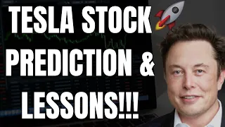 🔥 TESLA STOCK PREDICTION & TRADING LESSON!!! MUST WATCH TESLA TRADING LESSON!!!