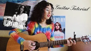 How to play “West Coast” by Lana Del Rey on guitar 🚬