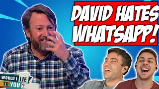 Does DAVID MITCHELL Hate WhatsApp?! | WILTY Reaction