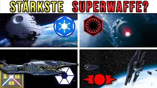 Welche STAR WARS Fraktion hat die STÄRKSTE SUPERWAFFE? - STAR WARS VERGLEICH
