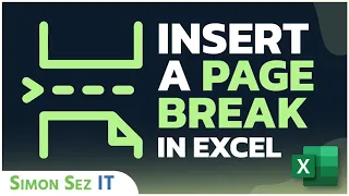 How to Insert a Page Break in Excel