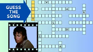 Guess the Michael Jackson Song Quiz - Music Crossword Puzzle