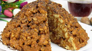 Anthill Cake from Cookies ☆ Very tasty, simple and quick ☆ Cake without baking | Subtitles