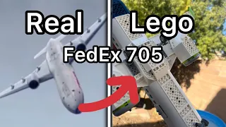 FedEx Express Flight 705 Recreated In LEGO!!