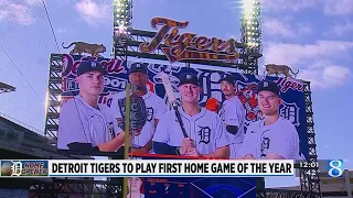 Detroit Tigers to play first home game of the year