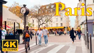 Paris,France🇫🇷- Paris Evening Walk - October 2022-4K HDR Walking Tour | Paris 4K | A Walk In Paris