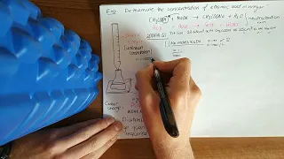 2008 LC chemistry q1 HL. Concentration ethanoic acid in vinegar