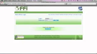 Как зайти в бак офис своего сайта FFI
