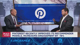 Pinterest CEO Bill Ready goes one-on-one with Jim Cramer