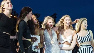 Taylor Swift Performs "Style" at Concert with Kendall, Cara, Gigi and More!