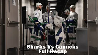 Canucks Make it 6 in A Row With the 5-2 Victory Over The San Jose Sharks