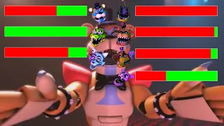 [SFM FNaF] Withered Melodies vs Glamrock WITH Healthbars