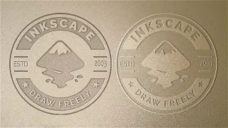 Embossed Logo Mockups in Inkscape